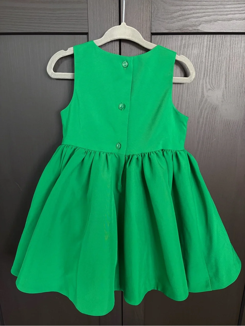 JANIE AND JACK Emerald Green Bow-Front Special Occasion Dress